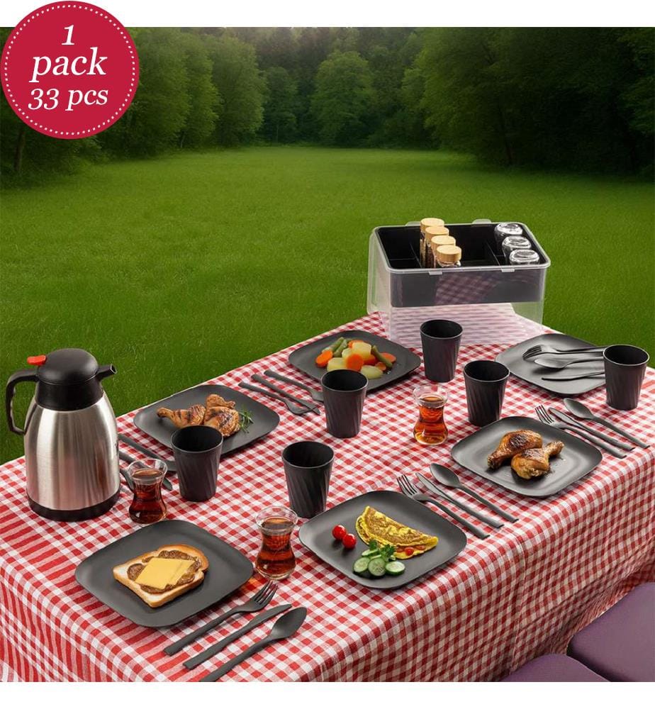 Picknick-Set - Anthrazit