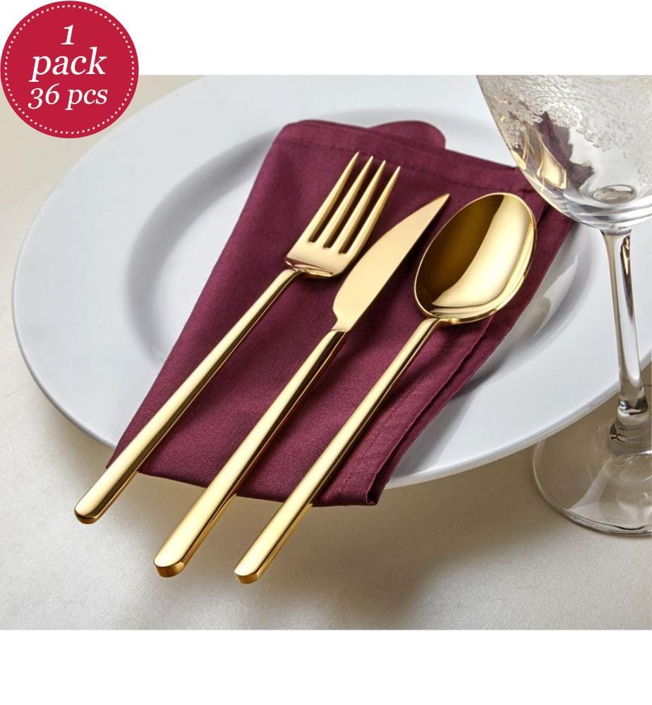 Set of 36 place settings - Gold