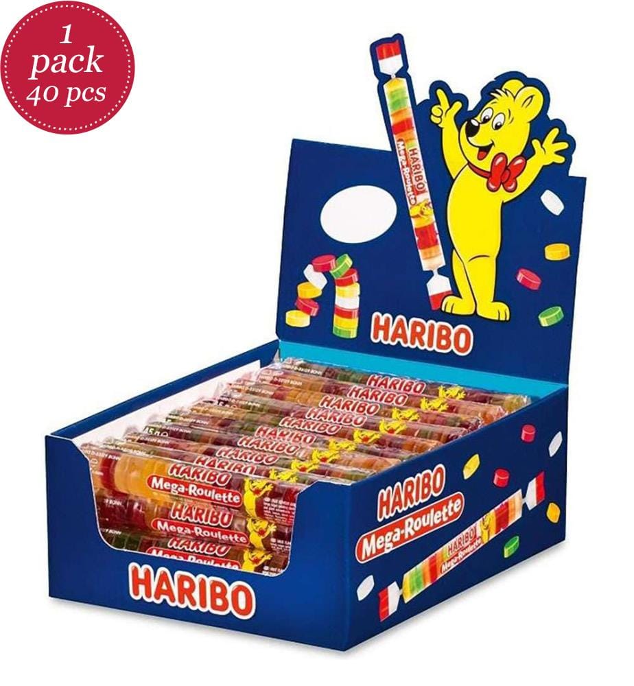 40x Haribo Mega-Roulette Fruchtgummi - 45g