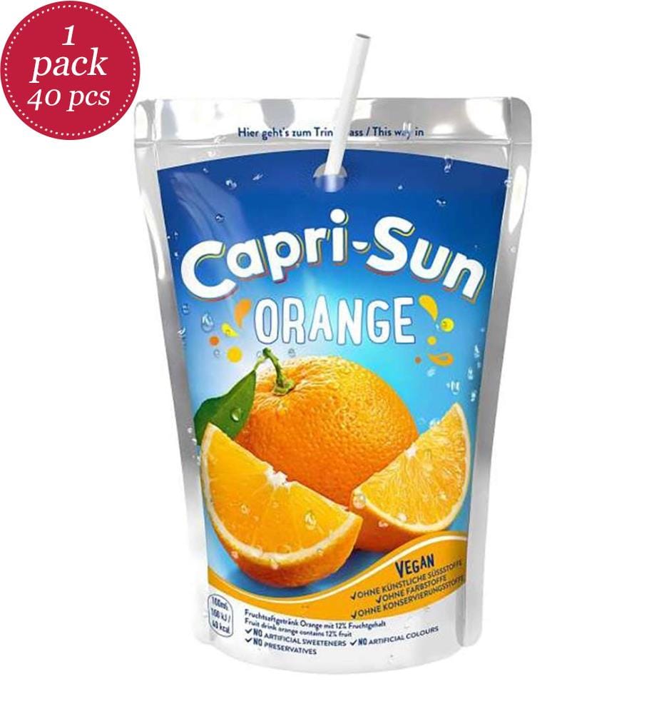 40x Boissons Capri-Sonne Orange - 200 ml