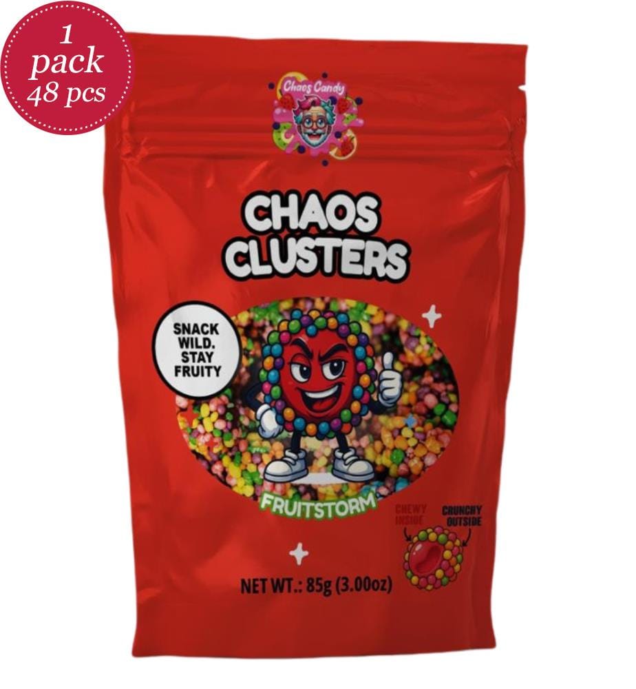 48x Chaos Clusters Fruitstorm sachet - 85g