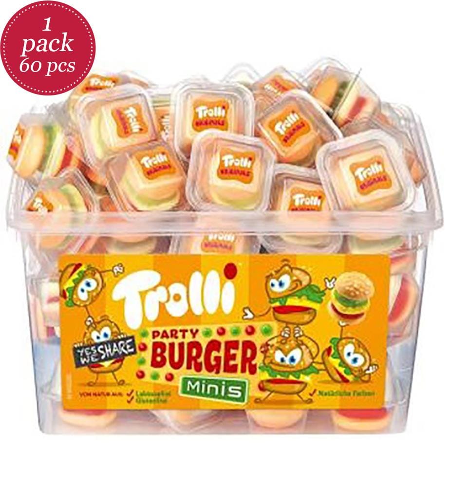 60x Trolli Dose Party Burger - 60 Stk.