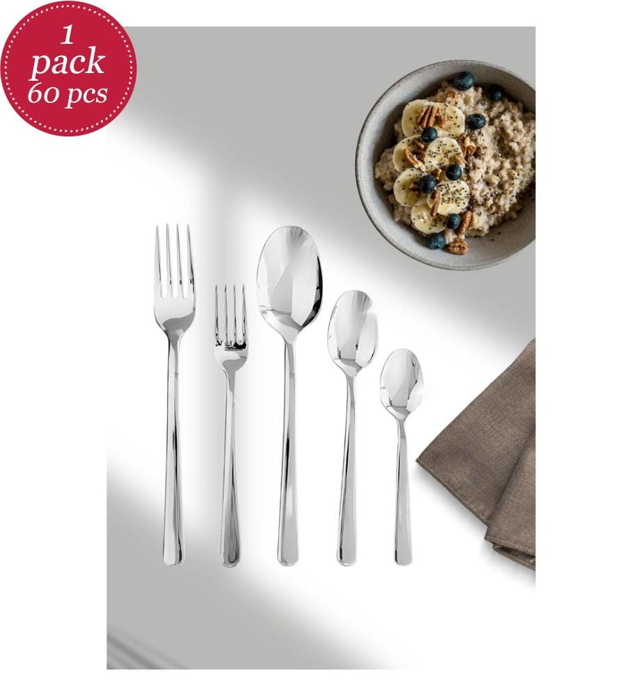 Besteckset (60-teilig) – Silber