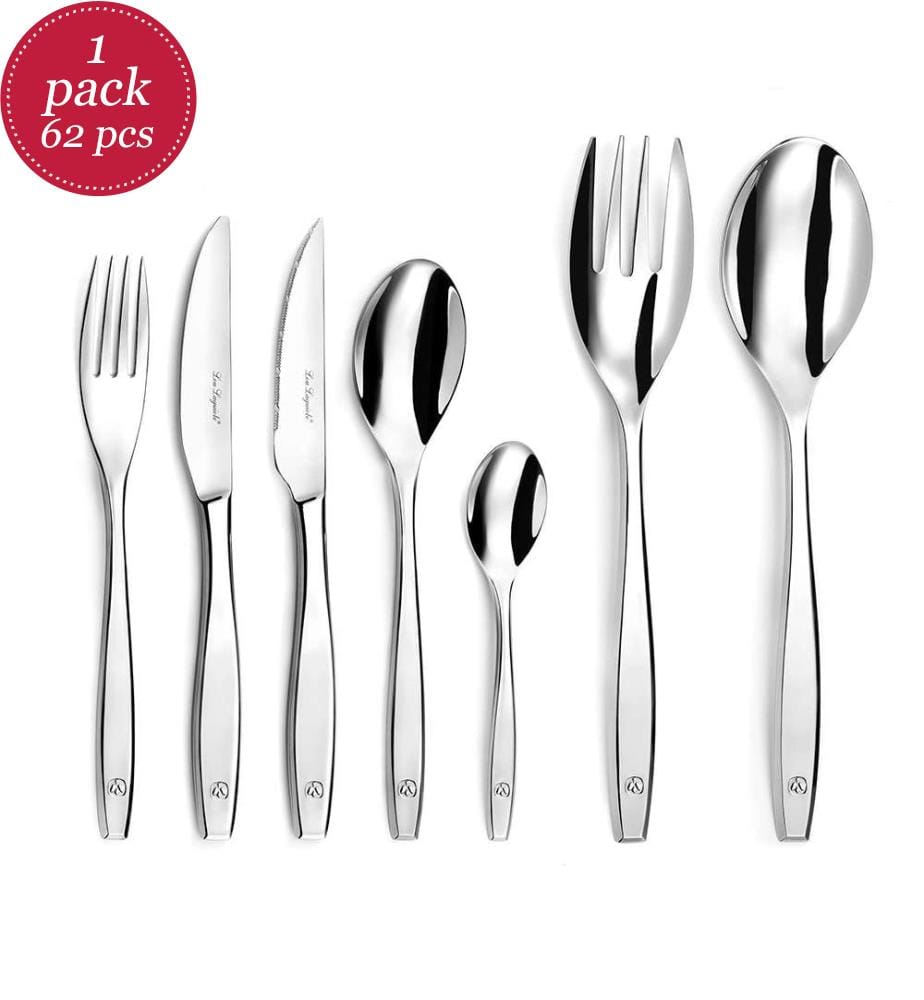 Ménagère 62 Pièces Figure Inox