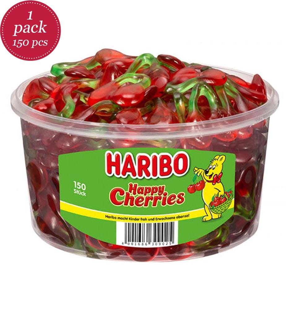 150x Haribo Happy Cherries - 1200g