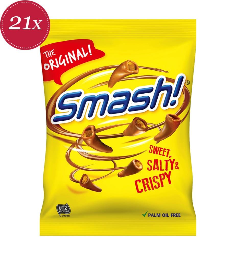21 Smash Maissnacks mit Schokolade Beutel - 100g