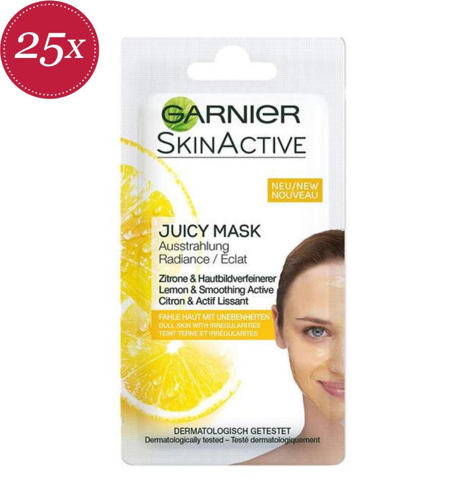 Peeling-Maske 8ml - Zitrone - 25er-Set