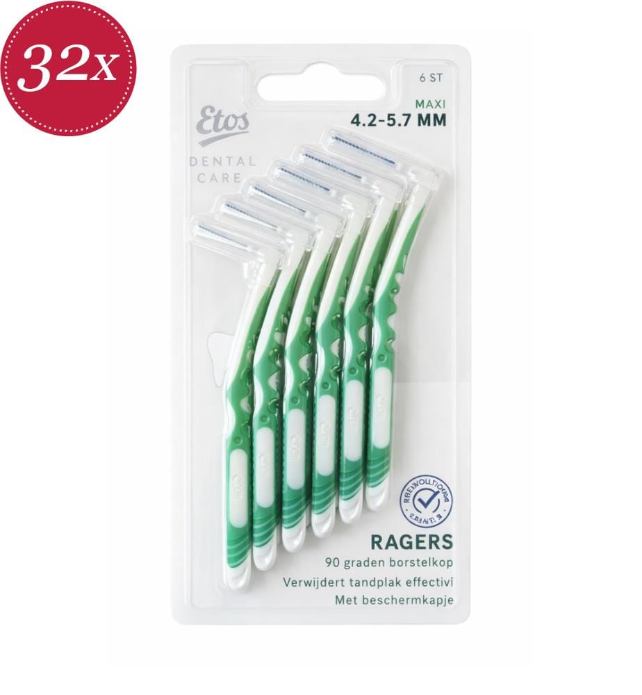 Set aus 32 Interdentalbürsten Maxi 4,2-5,7 mm