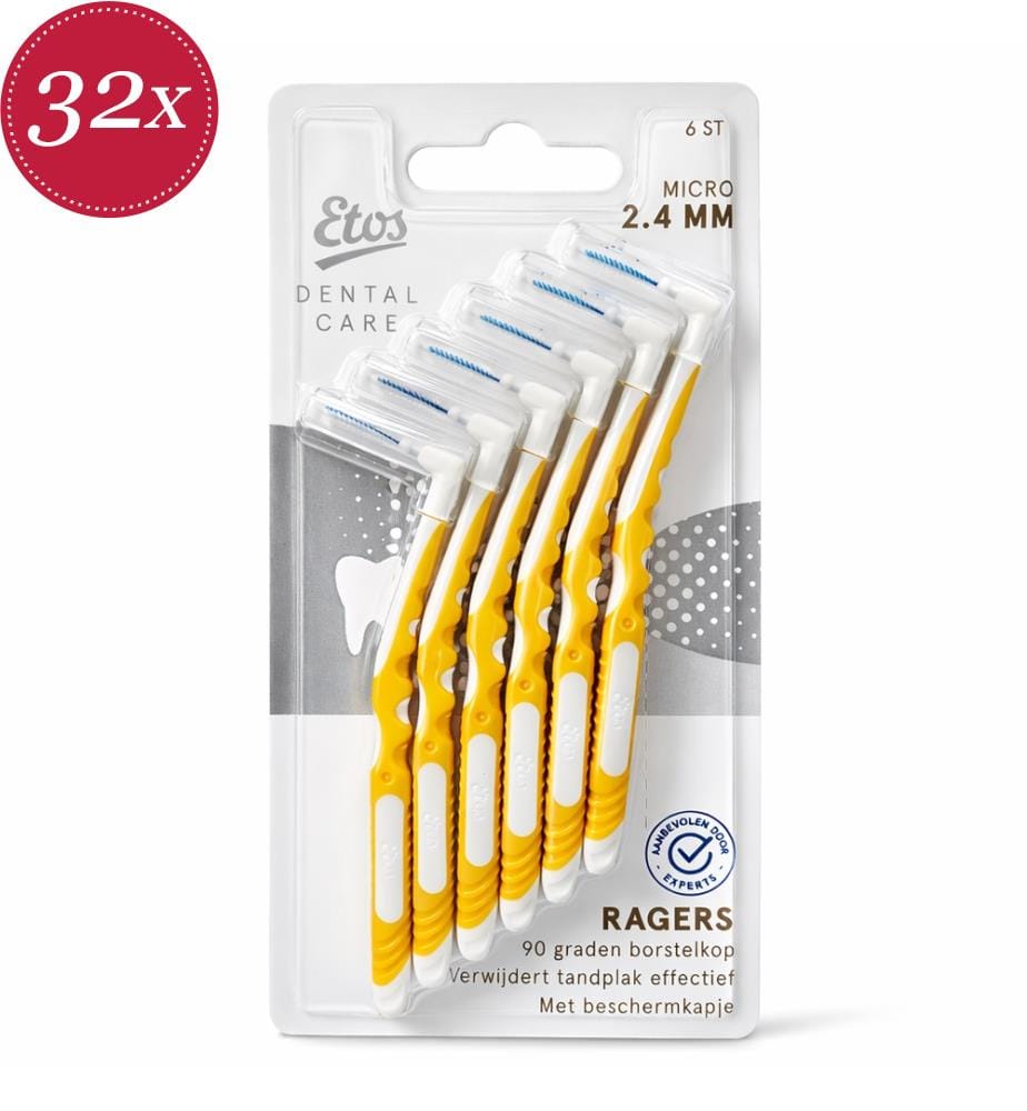 Set mit 32 Interdentalbürsten Micro 2,4 mm