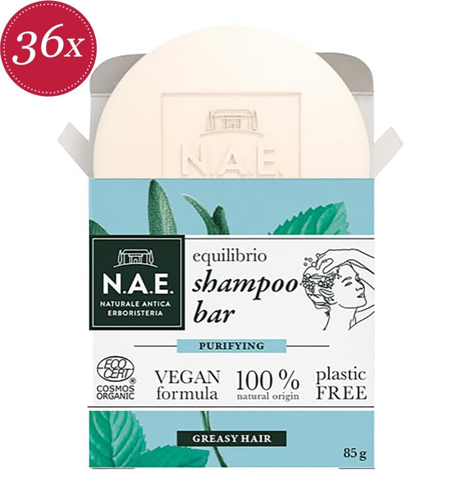 Set di 36 shampoo solidi purificanti da 85 g
