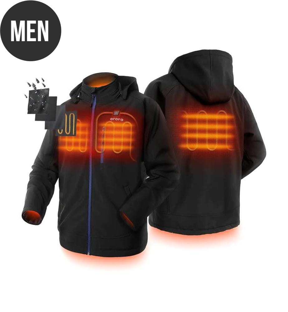 ORORO Heated Jacket Black DeinDeal