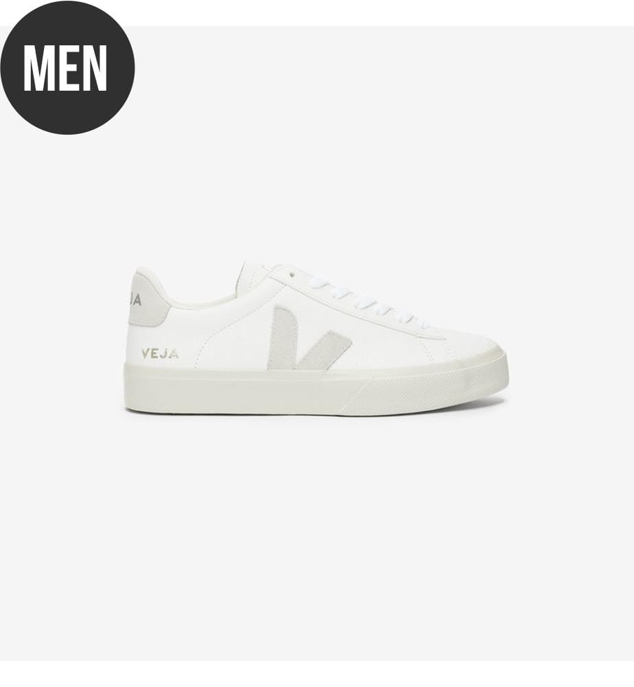 Baskets Campo - Blanc et naturel