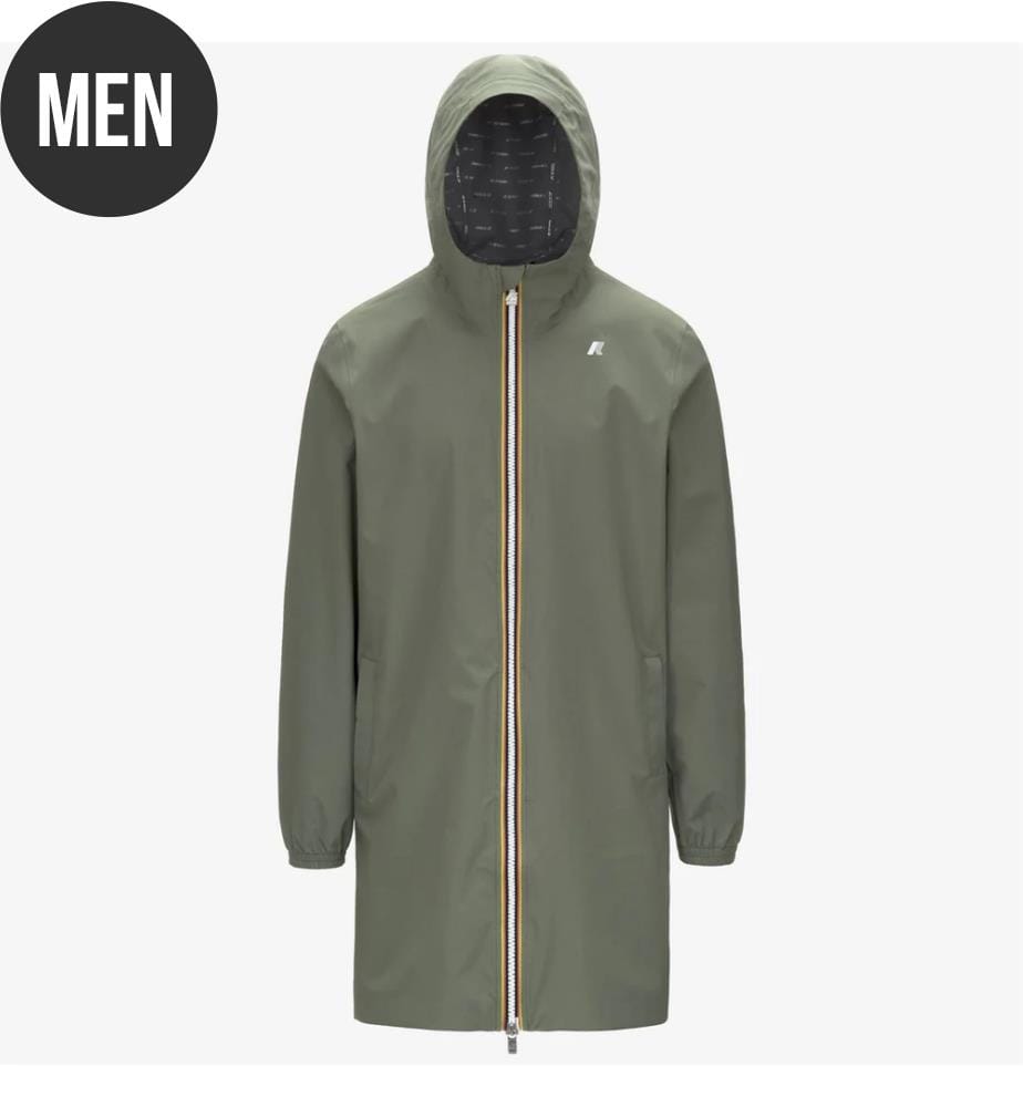 Lange wasserdichte 3/4 Thomas Stretch-Jacke - Wassergrün