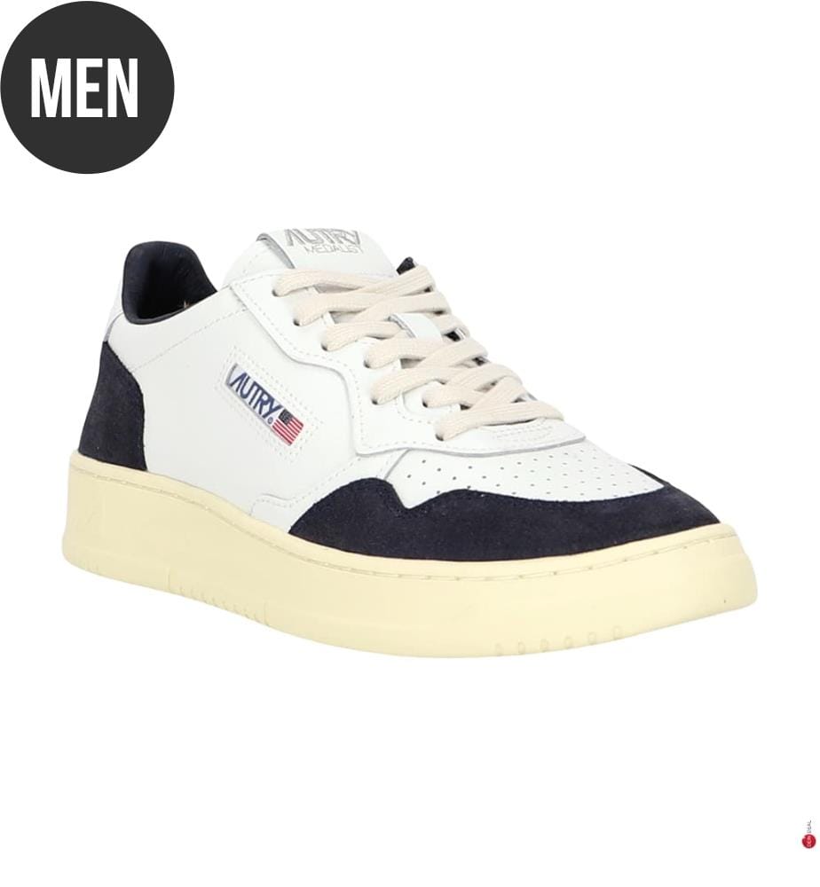 Baskets Medalist Low en Cuir - Blanc et Noir