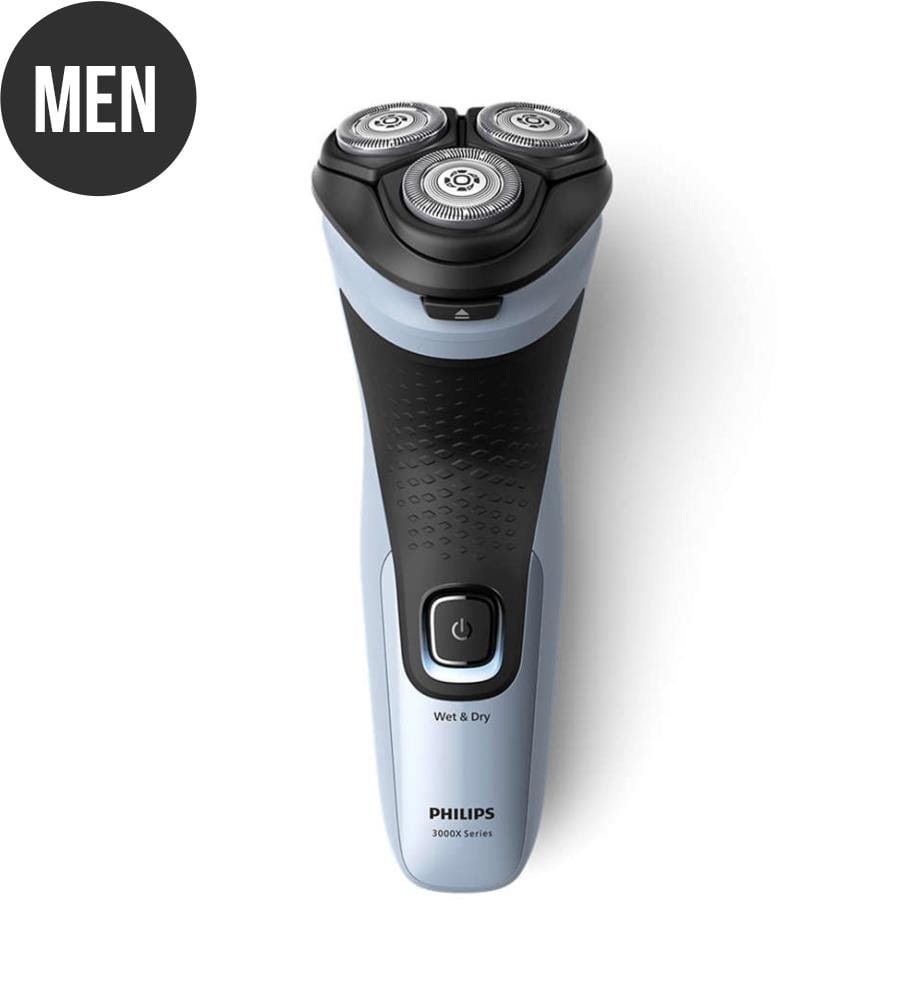 Electric shaver 100% waterproof Shaver 3000X Series Light Blue X3003/00