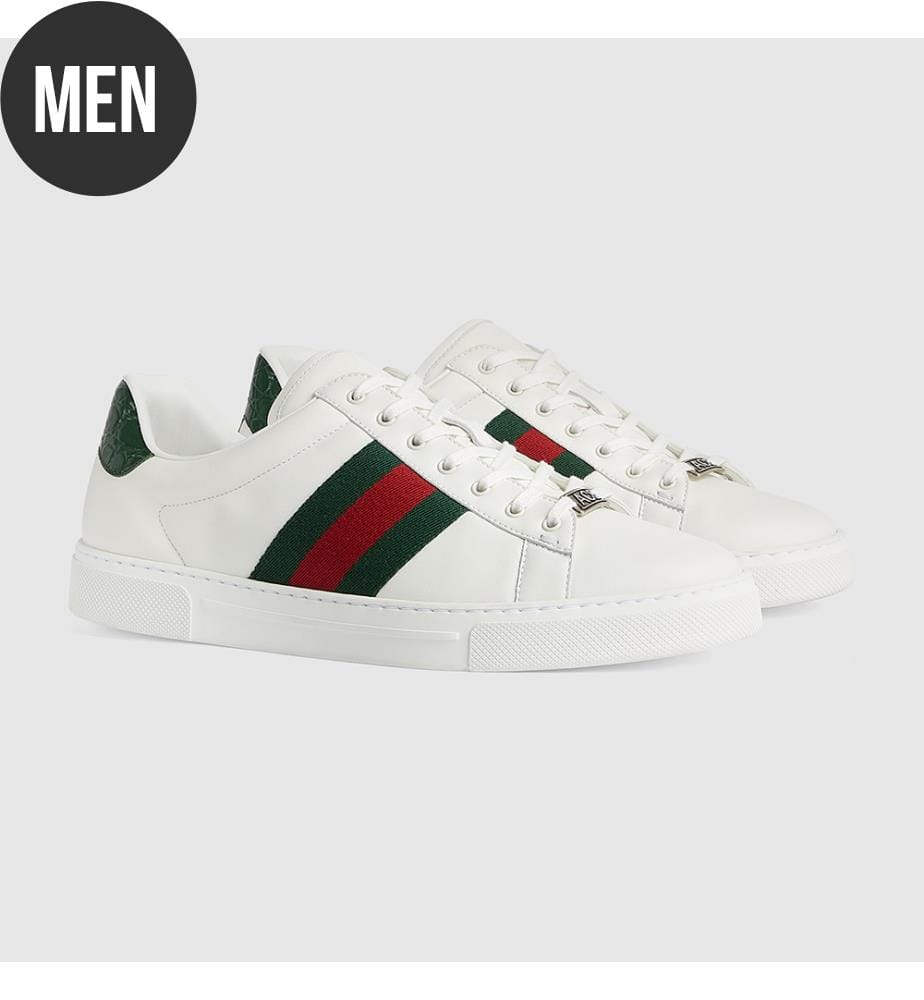 Sneaker aus Seide - Gr Whi Green Ace