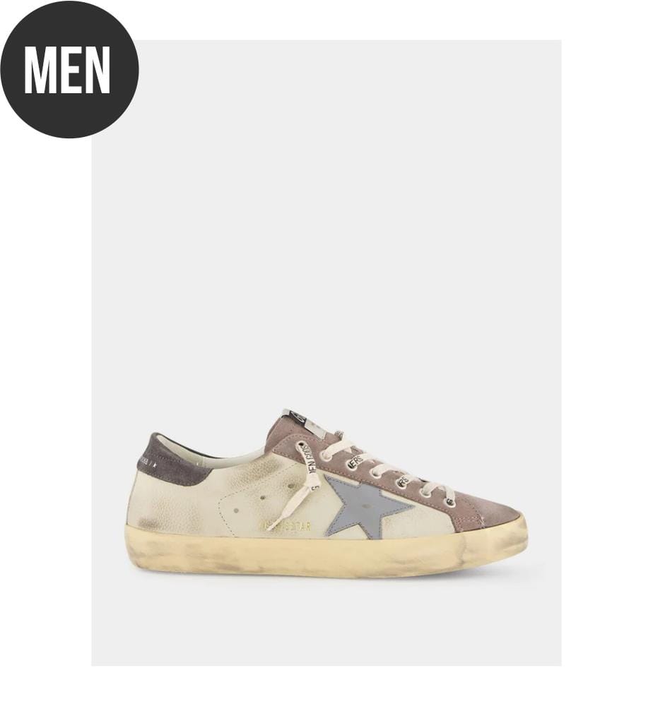 Super Star Sneakers - Lila, Grau und Blau