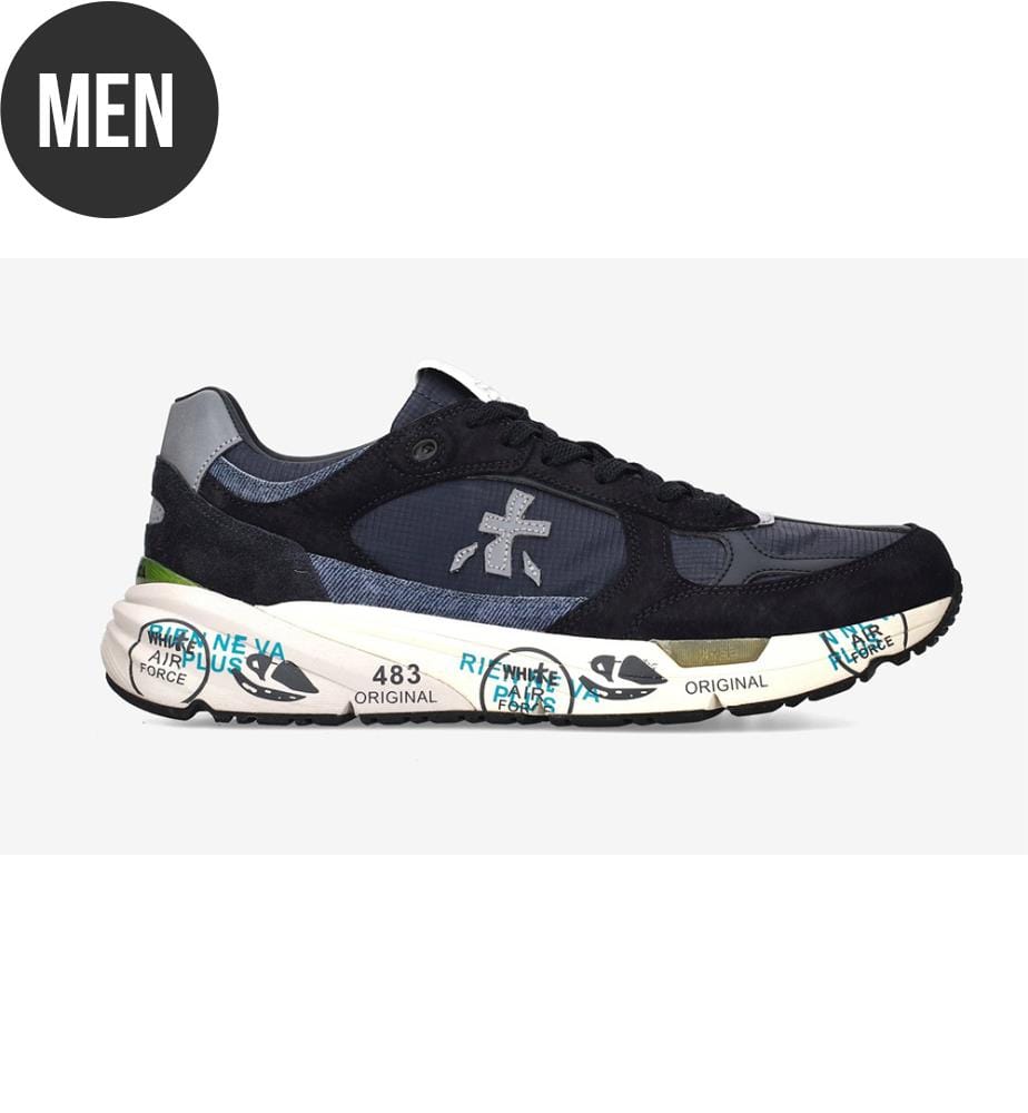 Mase Sneakers - Schwarz, Blau und Grau
