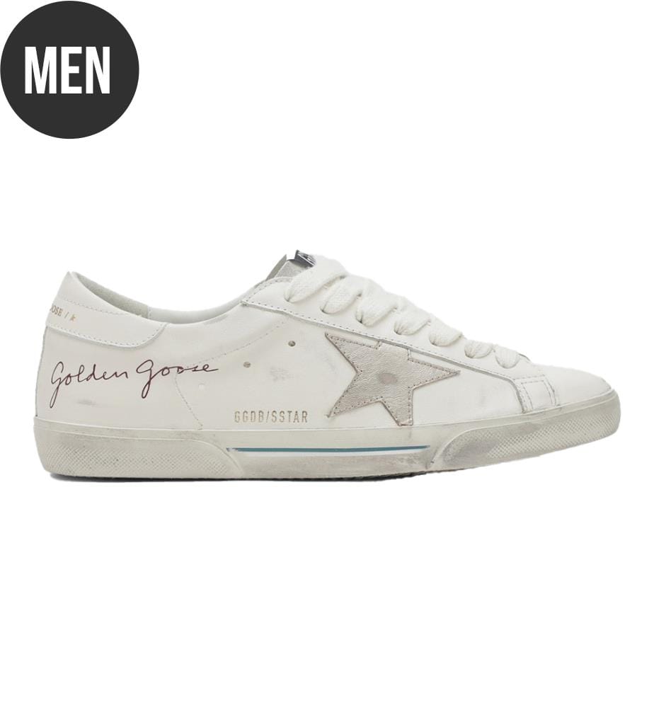 Super Star Sneakers - Weiss und Platin