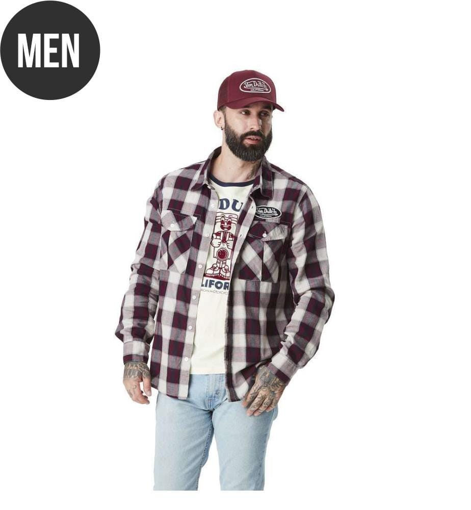 Camicia - Rouge et Blanc cassé