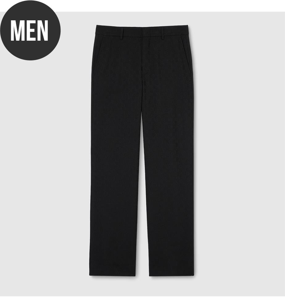 Pantaloni in lana - Nero