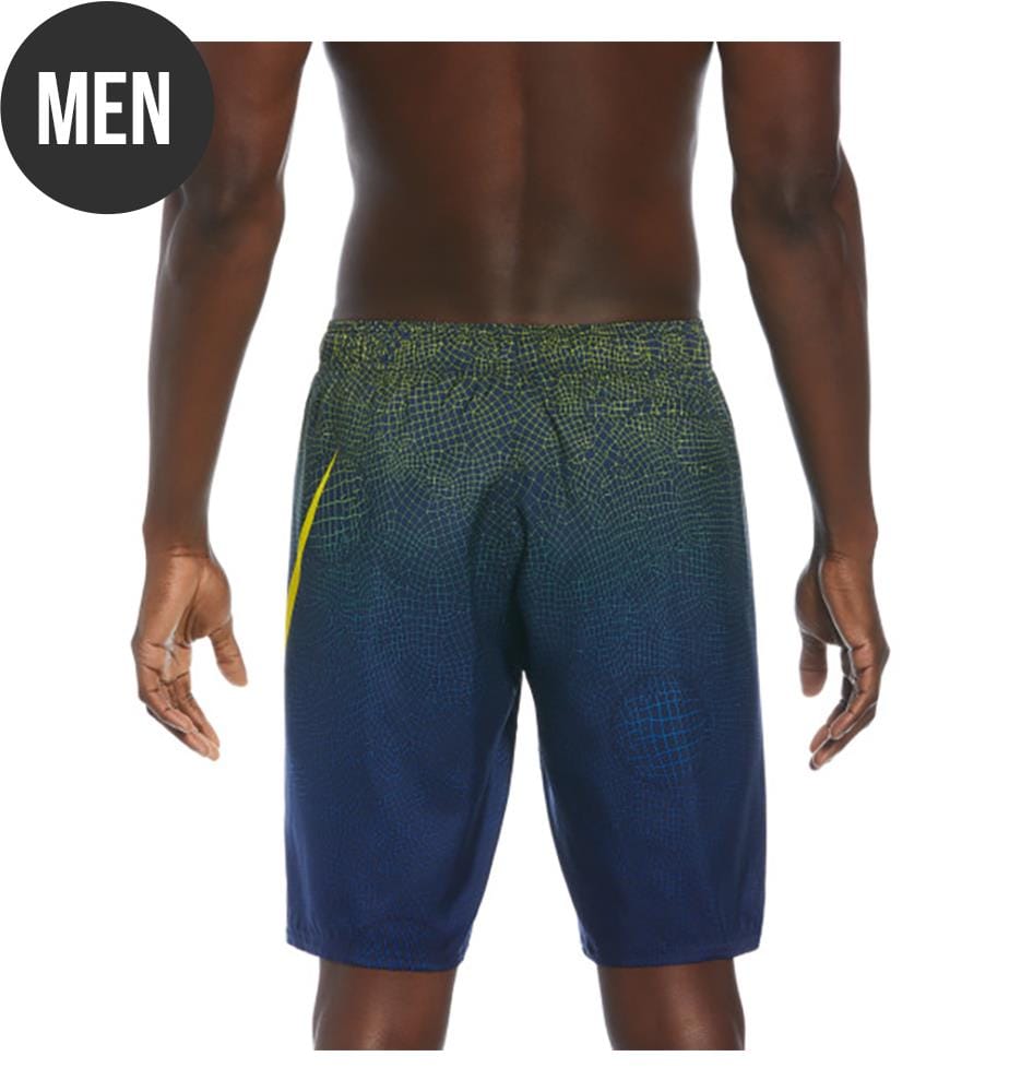 Short de Bain Volley Grid Swoosh Breaker 9" - Noir
