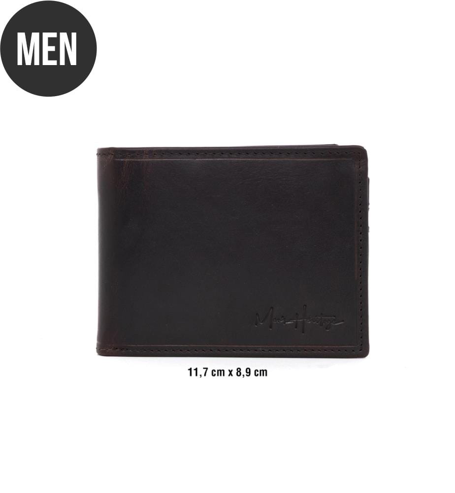 Brieftasche aus Leder - Braun