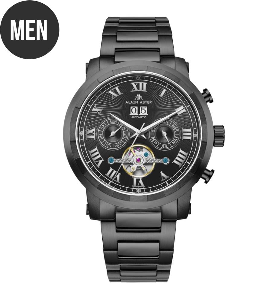 Automatische Armbanduhr Cyclone - Schwarz