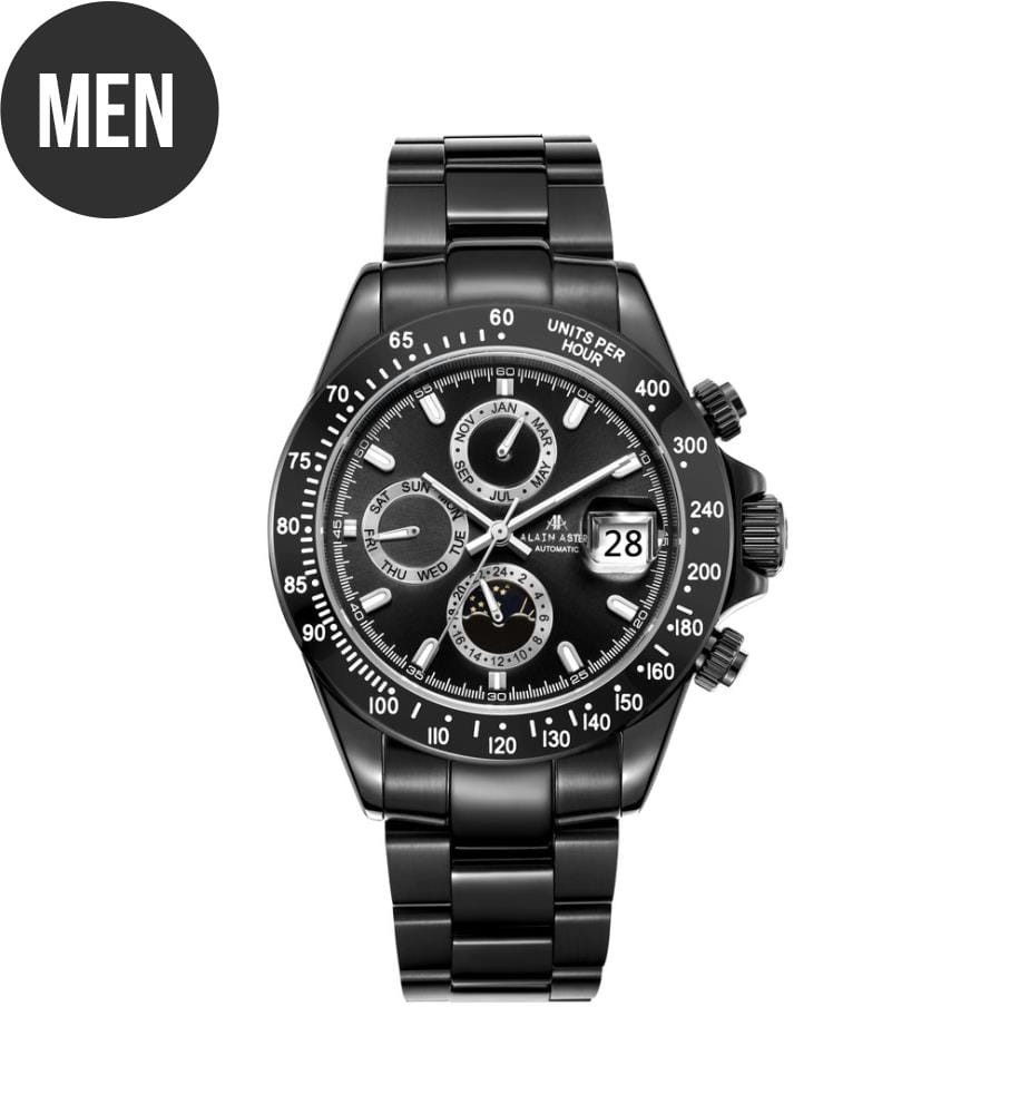 Automatische Armbanduhr Commander - Ionisiertes Schwarz