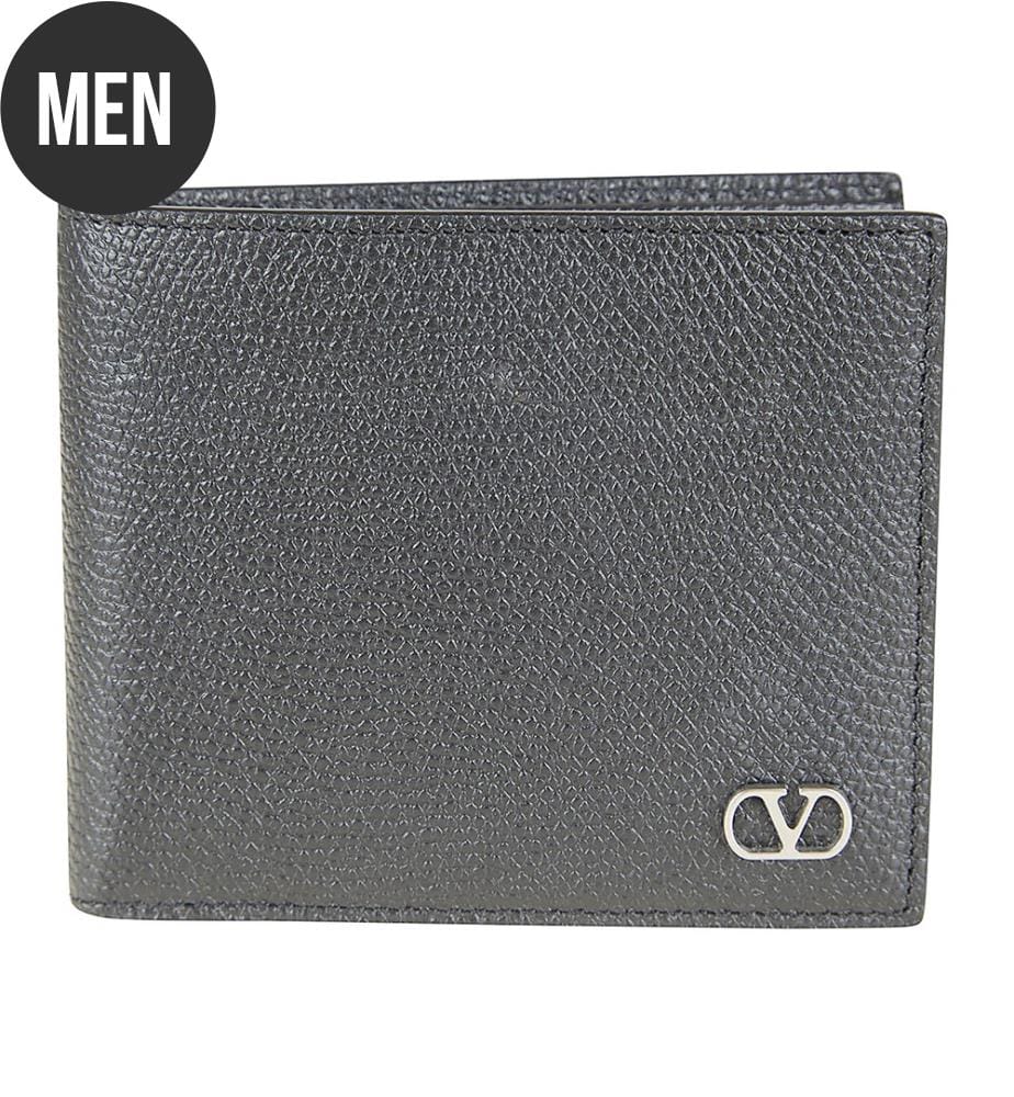 Portafoglio con zip - Nero