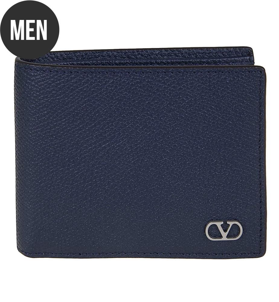 Portafoglio con zip - Blu
