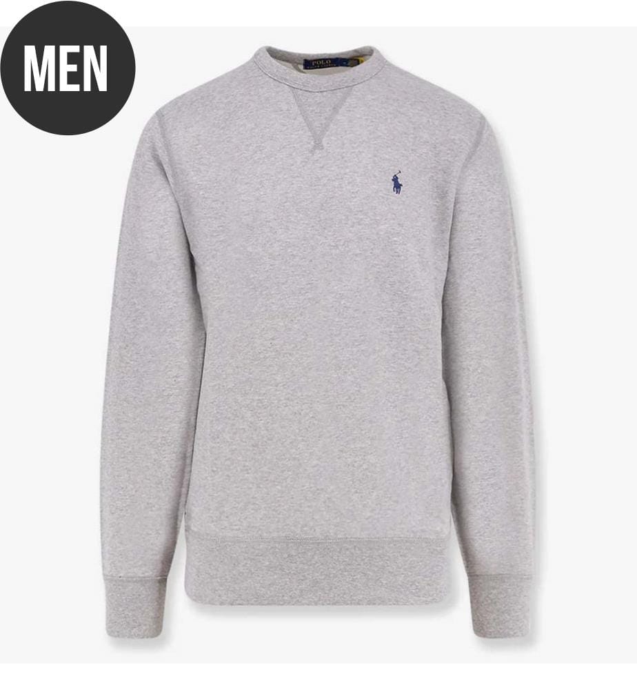 Baumwoll-Sweatshirt - Hellgrau
