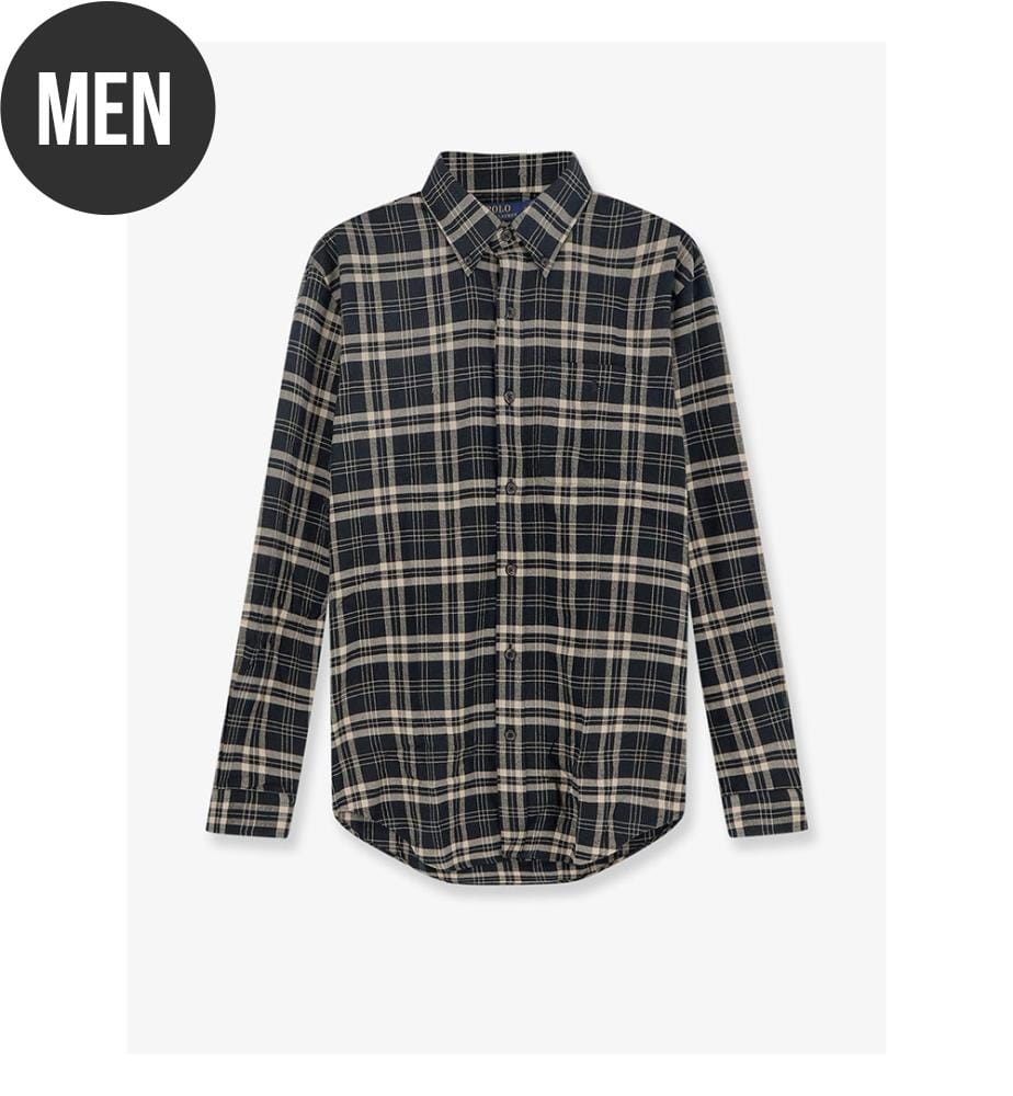 Performance Custom Fit shirt - Black & Beige