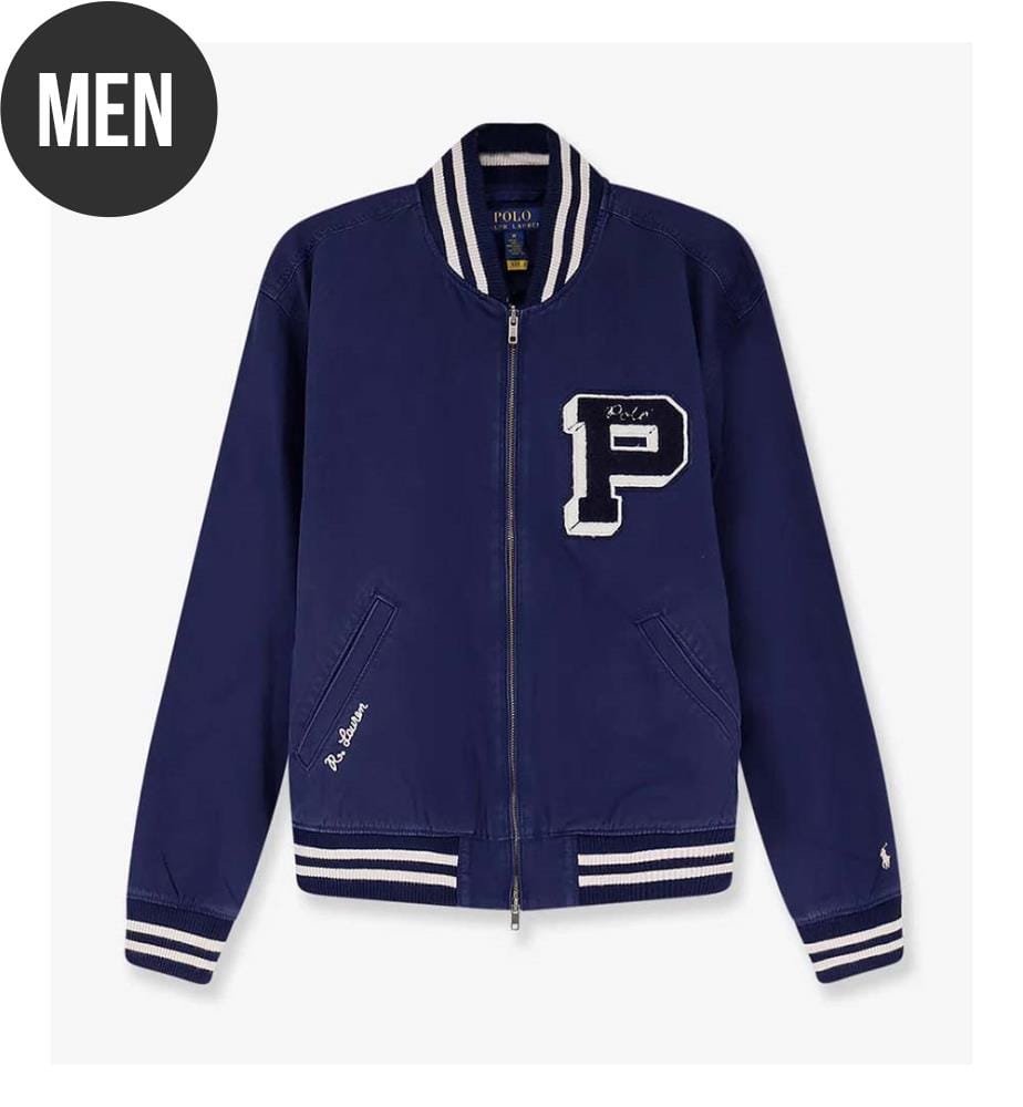 Bombardier en coton avec patch Logo - Newport Navy