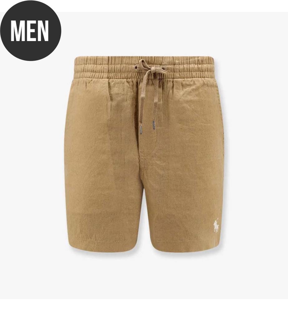 Leinenshorts - Cafe Tan