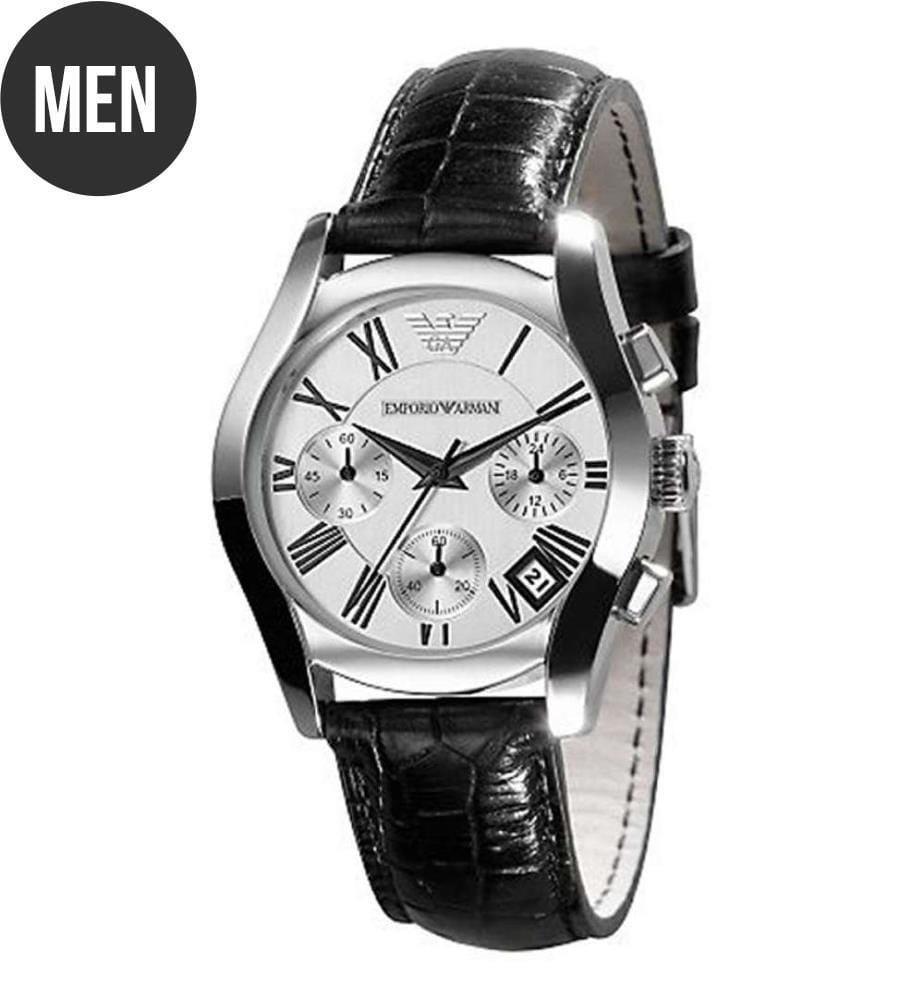 Quarzuhr Silber und Schwarz AR0670 - 36 mm