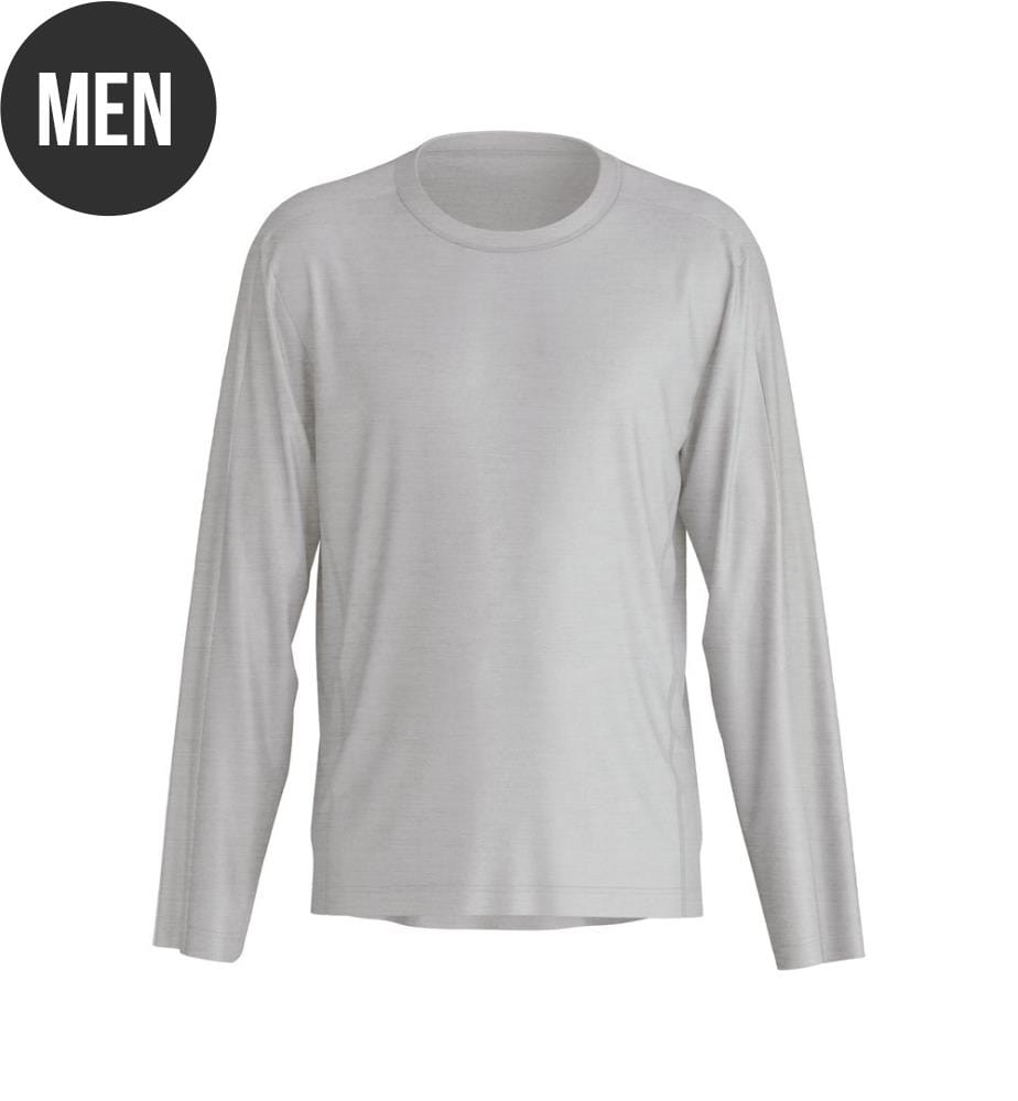 Shirt langarm - Gravel Melé