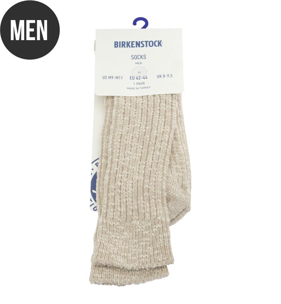 Slub Socken aus Baumwolle Socken - Beige