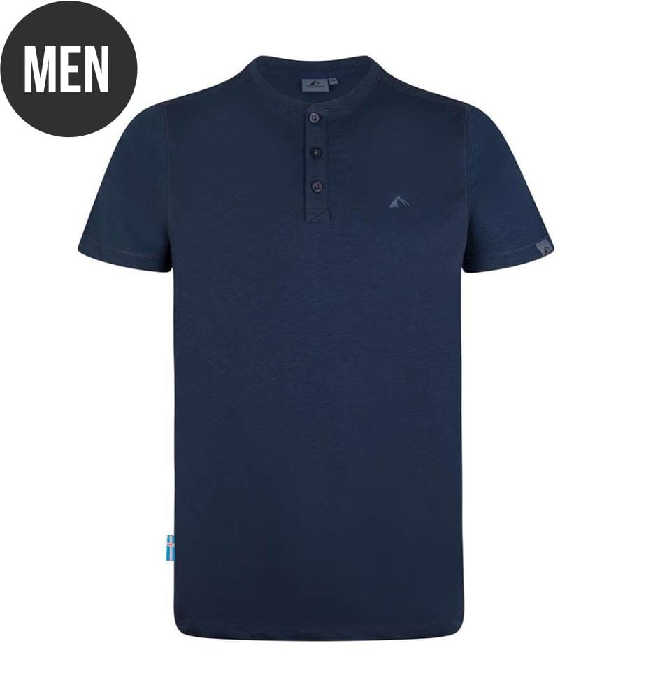 T-Shirt Eldfjall - Bleu mystique