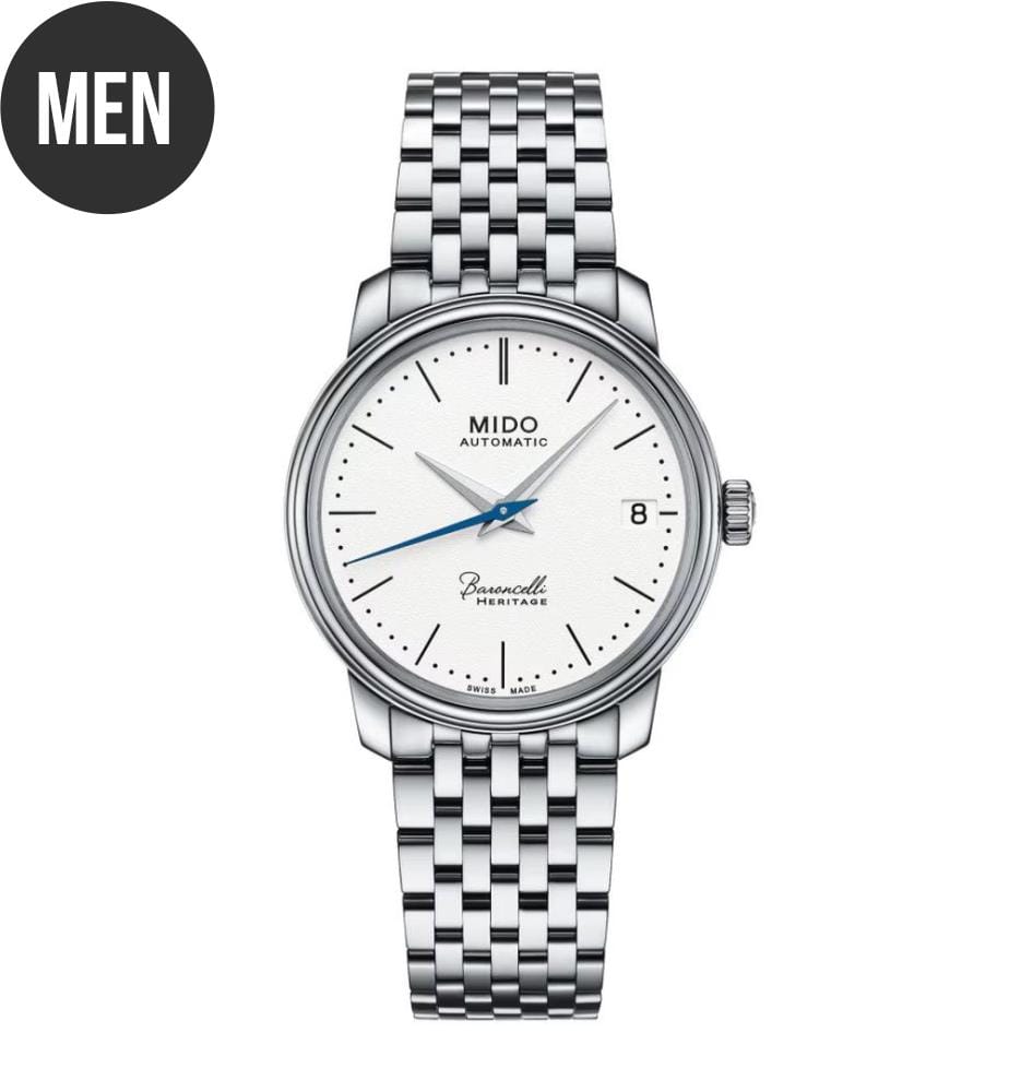 Montre automatique - Gris et blanc