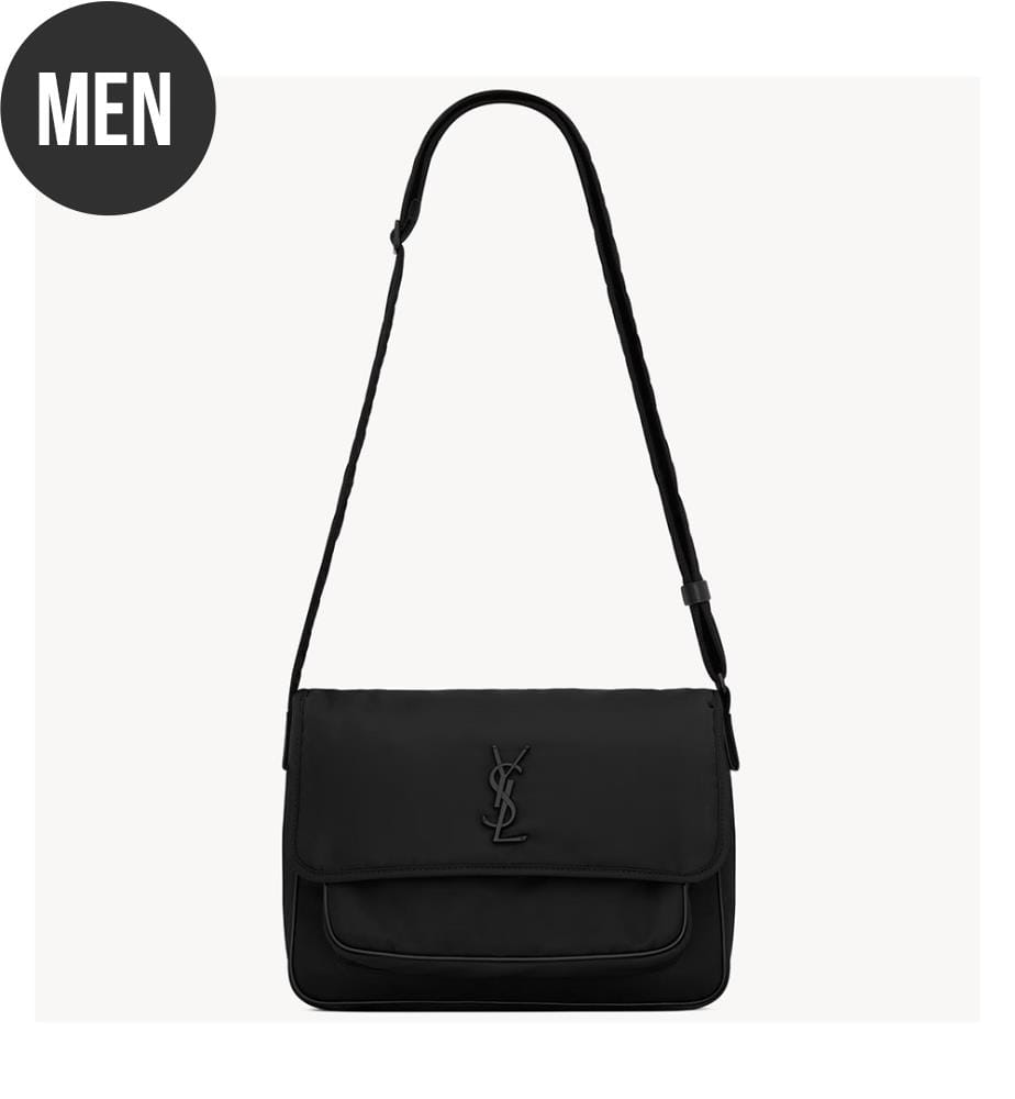 Niki ECONYL® Messenger Bag - Schwarz