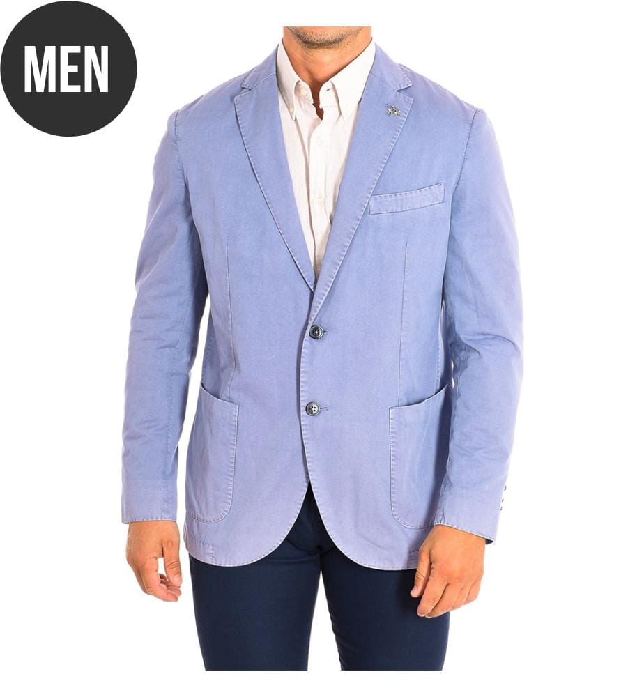 Langärmeliger Blazer mit normaler Passform - Grau