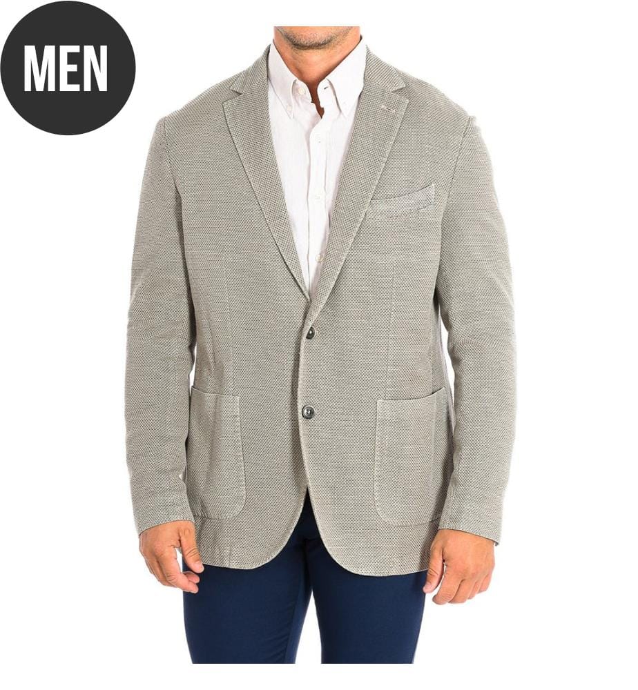Langärmeliger Blazer mit normaler Passform - Beige