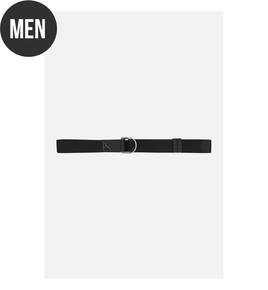 Ceinture tressée Re-Nylon - Noir