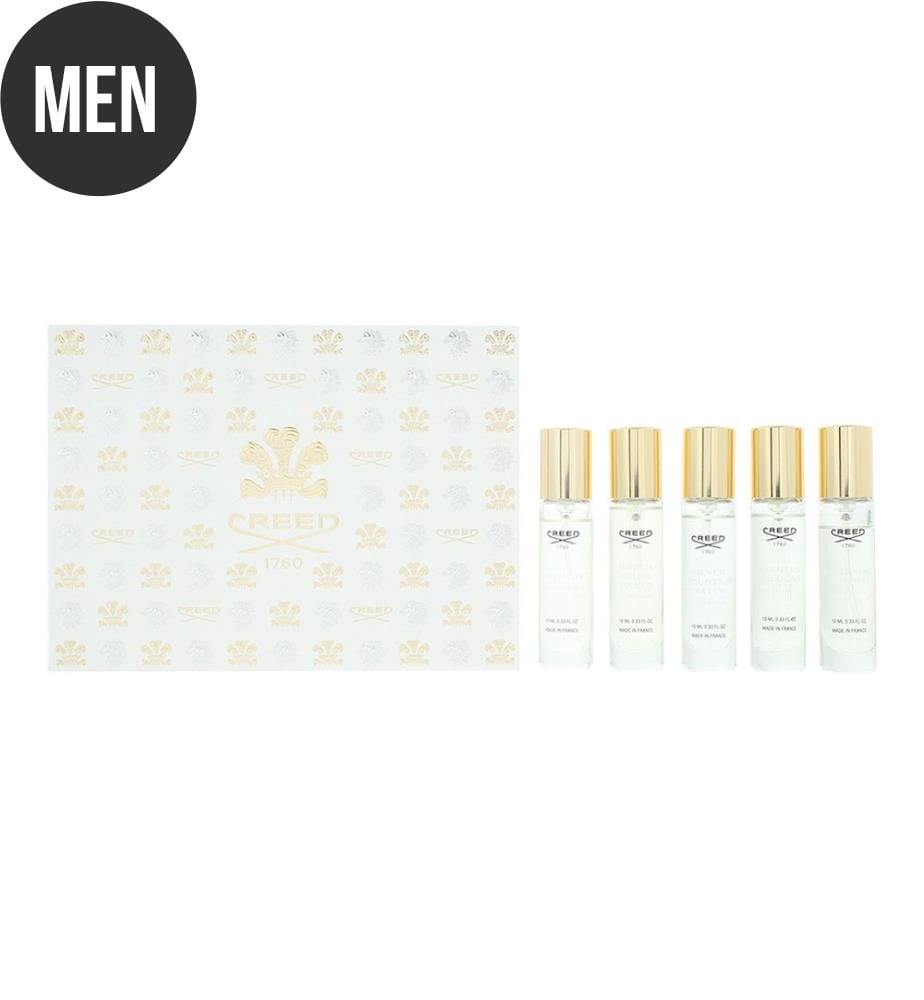 5-teiliges Set Aventus Eau de Parfum - Green Irish Tweed Eau de Parfum - Silver Mountain Water Eau de Parfum - Aventus Cologne - 5 x 10 ml
