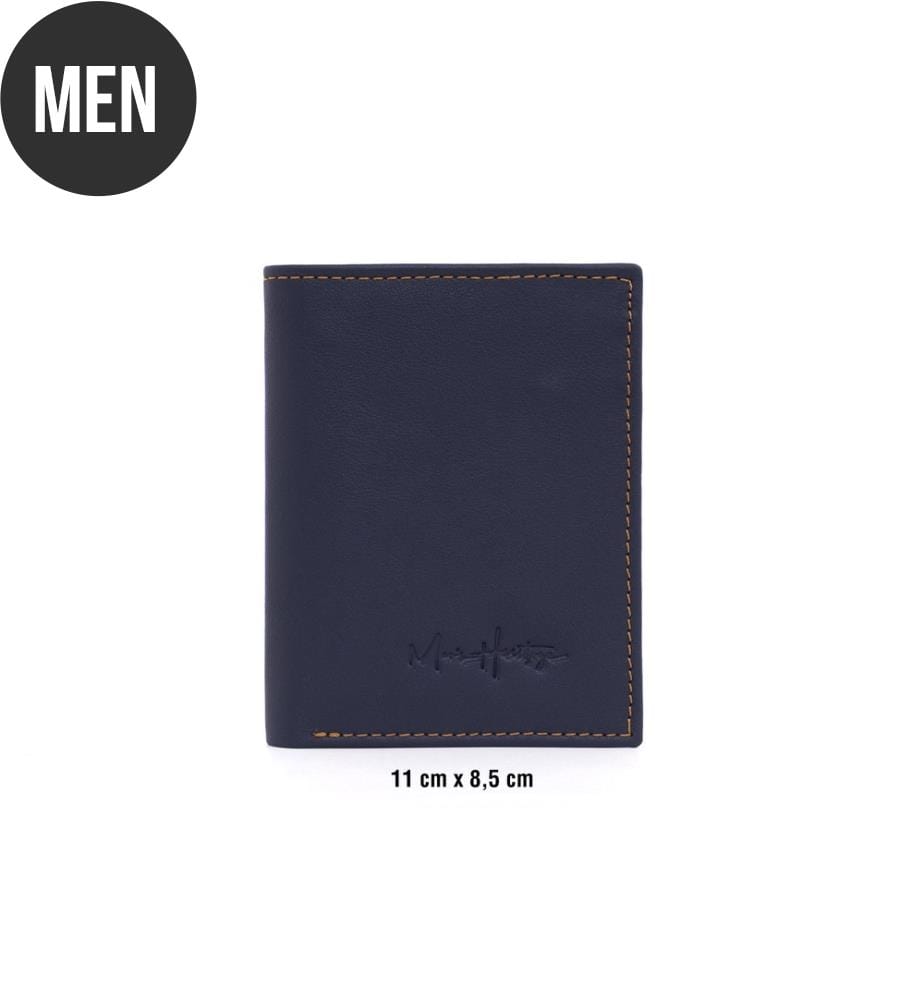 Brieftasche aus Leder - Blau