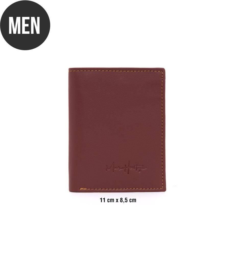 Brieftasche aus Leder - Bordeaux