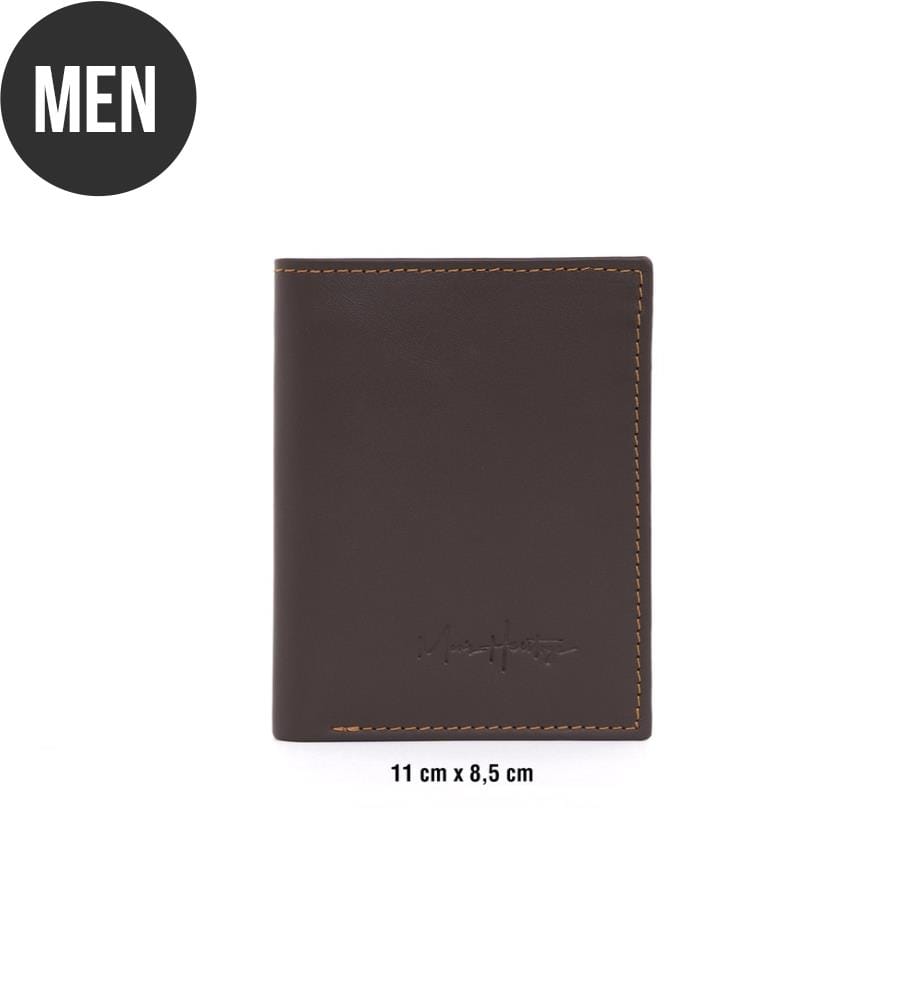 Brieftasche aus Leder - Braun