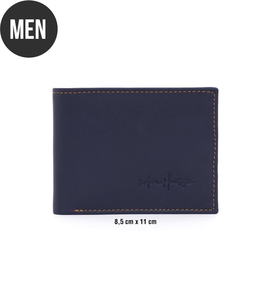 Brieftasche aus Leder - Blau