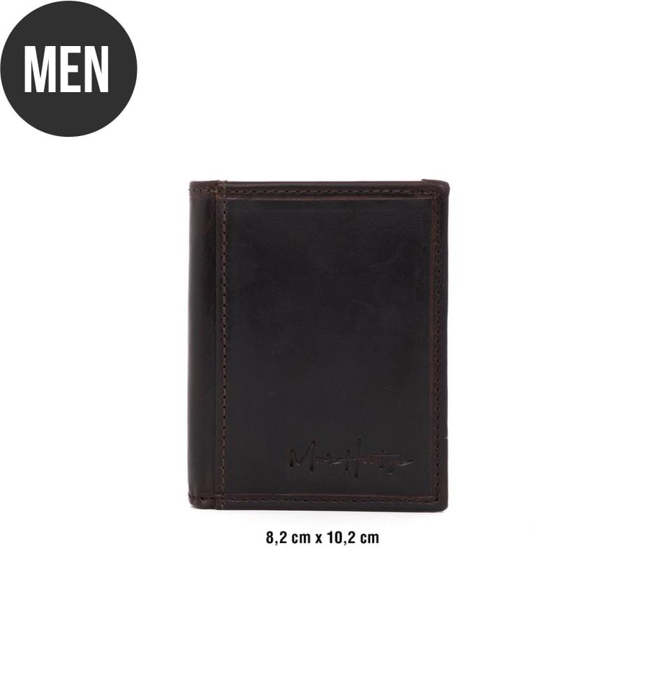 Brieftasche aus Leder - Braun